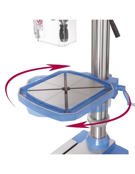 Trapano a colonna da fero ad ingranaggi 400v 15 kw Fervi t041 Trapano a colonna da fero ad ingranaggi 400v 15 kw Fervi t041