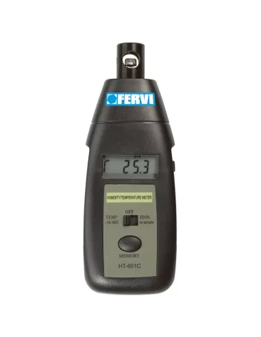 1 - Misuratore digitale di temperatura e umidita' ambiente Fervi t057