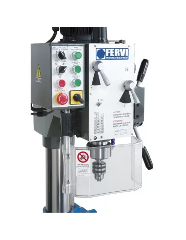 3 - Trapano per metallo ad ingranaggi 400v Fervi t066