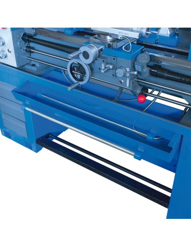 Tornio ferro metallo parallelo ad ingranaggi visualizzatore Fervi t069/400v3a