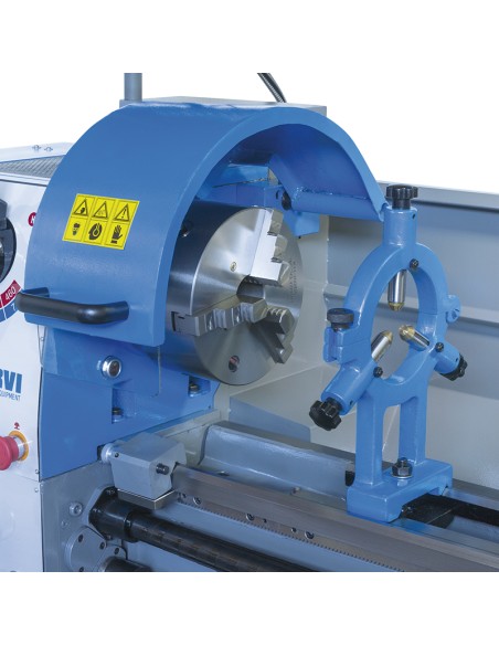 Tornio ferro metallo parallelo ad ingranaggi visualizzatore Fervi t069/400v3a