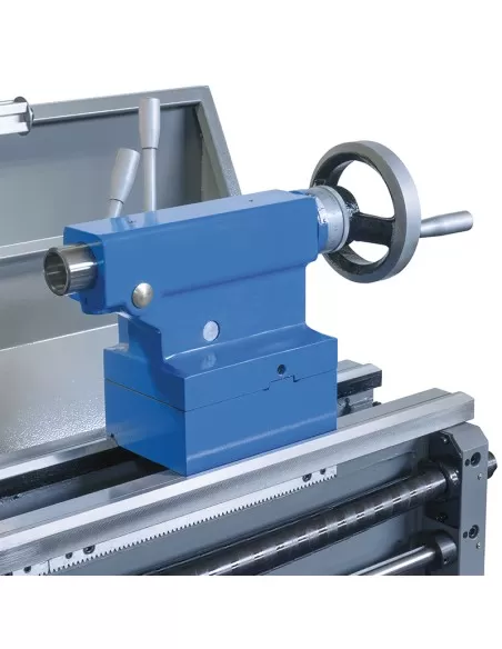 2 - Tornio ferro metallo parallelo invert con visualizzatore Fervi t069/400vi3a