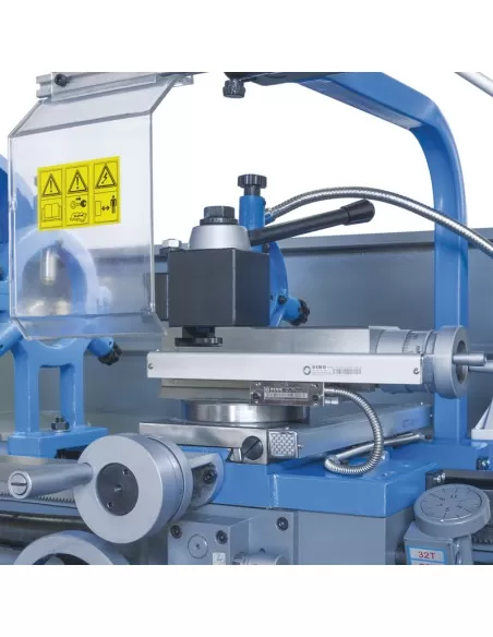 5 - Tornio ferro metallo parallelo invert con visualizzatore Fervi t069/400vi3a