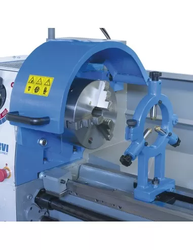 6 - Tornio ferro metallo parallelo invert con visualizzatore Fervi t069/400vi3a