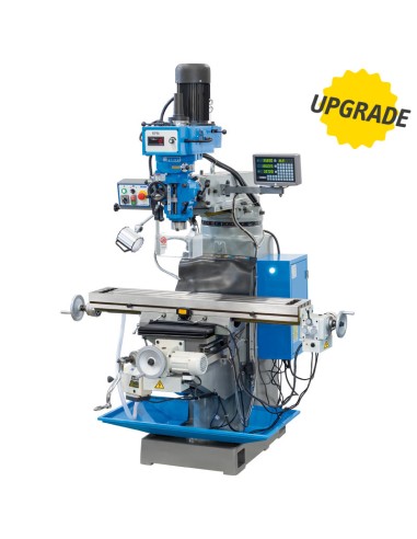 Fresatrice a testa veloce con inverter e visualizzatore 225 kw 400v Fervi f060i