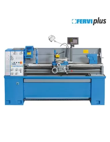 Tornio parallelo con visualizzatore metallo trifase 400v Fervi t070/400v3a15
