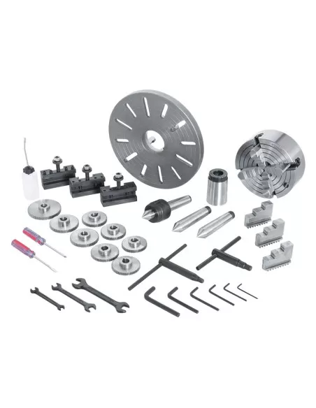 Tornio parallelo con visualizzatore metallo trifase 400v Fervi t070/400v3a15