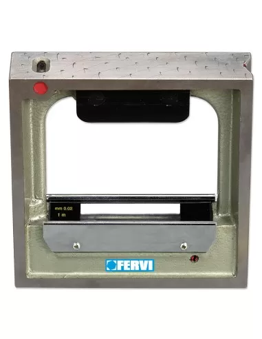 Livella quadra rettificata 150 x 38 x 150 mm Fervi l150