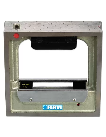 Livella quadra rettificata 150 x 38 x 150 mm Fervi l150