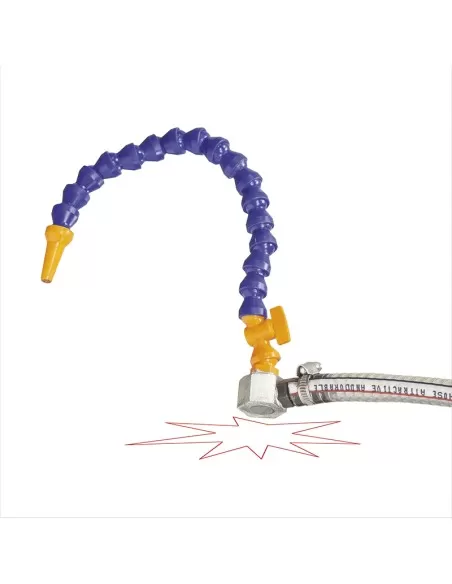 2 - Trapano a colonna per metallo con trasmissione a cinghia 400v Fervi t072