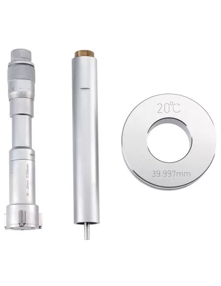 1 - Micrometro a 3 punti per interni e fori ciechi 87 - 100 mm Fervi m019/87/100