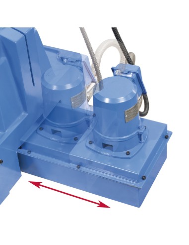 Trapano fresa per metallo con trasmissione a cinghia 400v Fervi t073