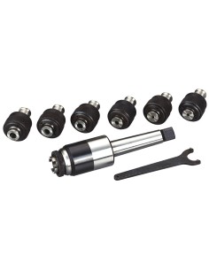 Maschiatore con bussole m3 - m12 cm4 x trapano Fervi  m060/4