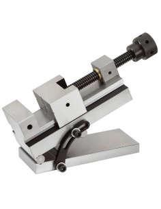 Morsa di precisione in acciaio inclinabile 88 mm Fervi m061
