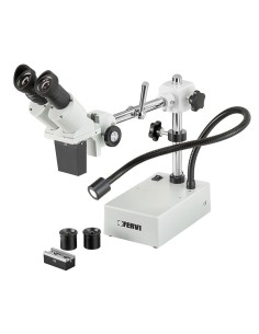 Microscopio streoscopico con luce led Fervi m069