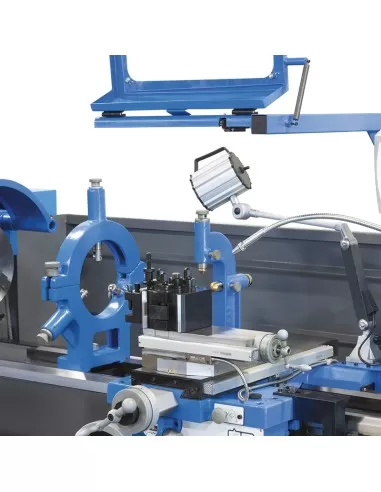 5 - Tornio parallelo inverter con visualizzatore metallo 400v Fervi t075i