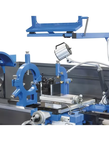 5 - Tornio parallelo inverter con visualizzatore metallo 400v Fervi t075i