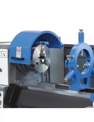 6 - Tornio parallelo inverter con visualizzatore metallo 400v Fervi t075i