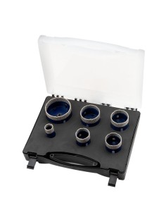 Serie 6 pz punte diamantate per smerigliatrice per gres 22-67 mm Fervi p034/06s