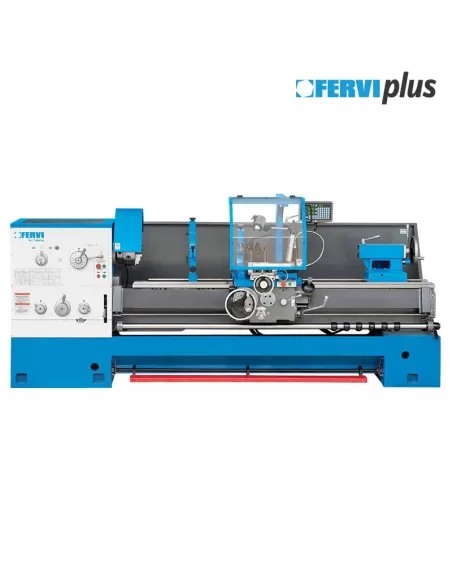 Tornio parallelo a frizione con visualizzatore metallo 400v Fervi t080f