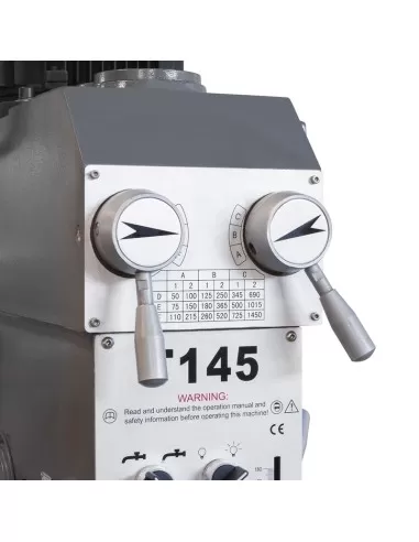 5 - Trapano per metallo ad ingranaggi 400v Fervi t145