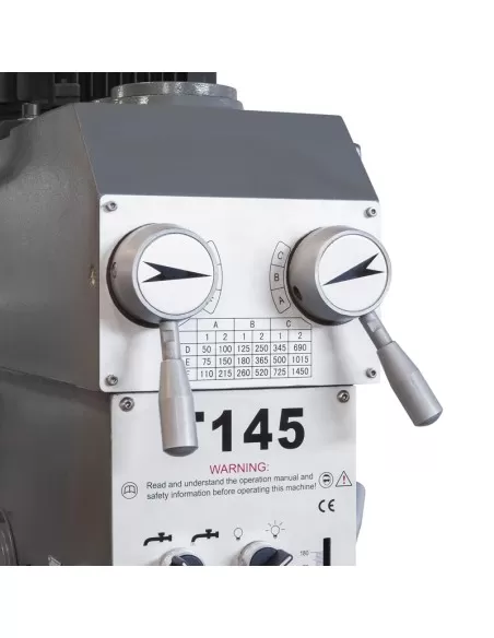 5 - Trapano per metallo ad ingranaggi 400v Fervi t145