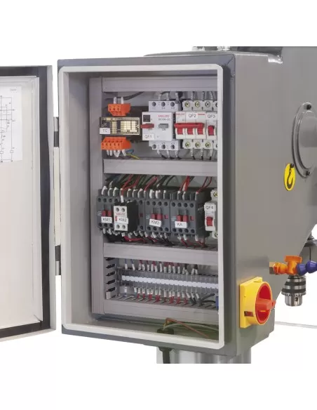 6 - Trapano per metallo ad ingranaggi 400v Fervi t145