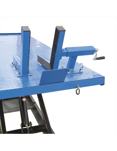 Sollevatore per moto elettroidraulico con comando separato Fervi s029p