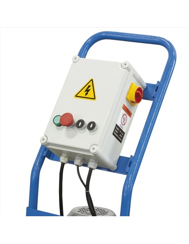 Sollevatore per moto elettroidraulico con comando separato Fervi s029p