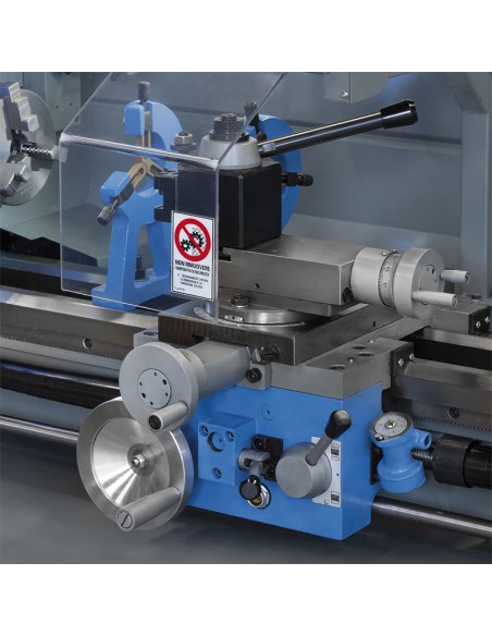 Tornio parallelo 38mm motore 230v ferro metallo Fervi t900