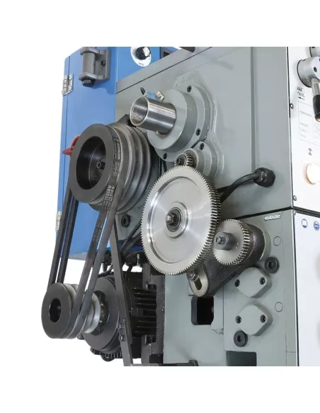 8 - Tornio parallelo con inverter 38mm motore 230v ferro metallo Fervi t940/230vi