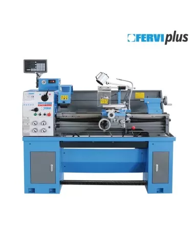 Tornio parallelo metallo inverter con visualizzatore 400v Fervi t998/400vi3a