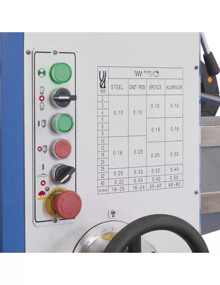 2 - Trapano radiale per metallo con discesa automatica cm4 40mm Fervi tr01/200