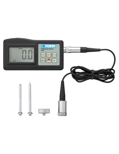 1 - Misuratore digitale di vibrazione con sonda Fervi v002
