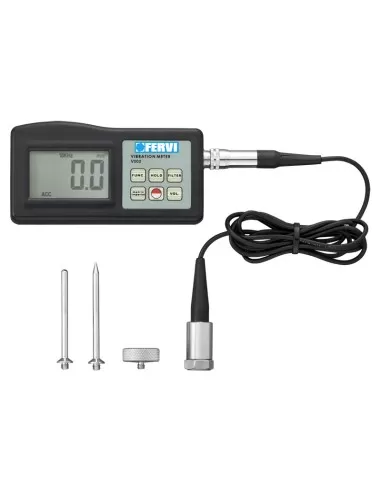 1 - Misuratore digitale di vibrazione con sonda Fervi v002