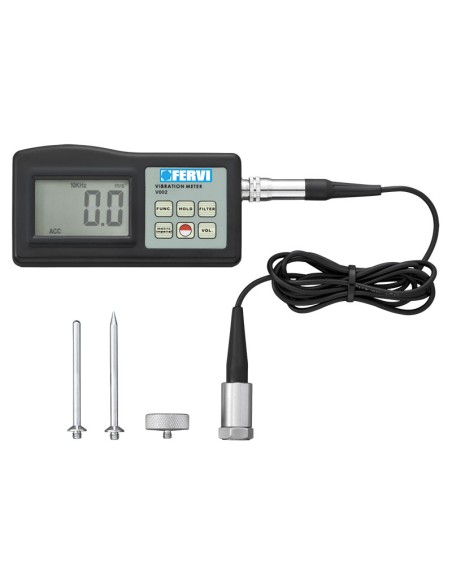 1 - Misuratore digitale di vibrazione con sonda Fervi v002