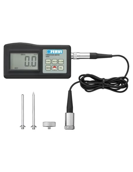 1 - Misuratore digitale di vibrazione con sonda Fervi v002