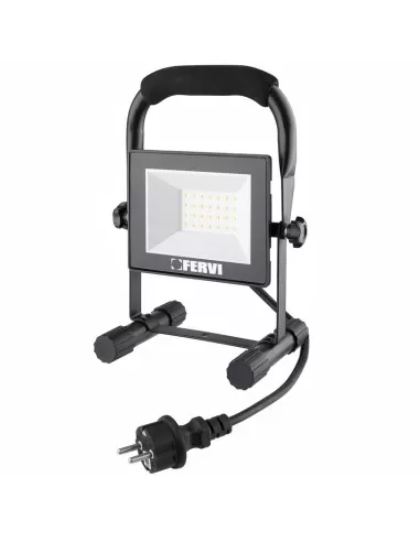 Faretto led 10w da esterno con supporto Fervi 0218/10B