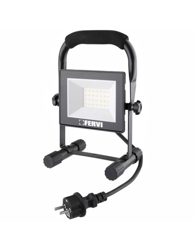 Faretto led 20w da esterno con supporto Fervi 0218/20B