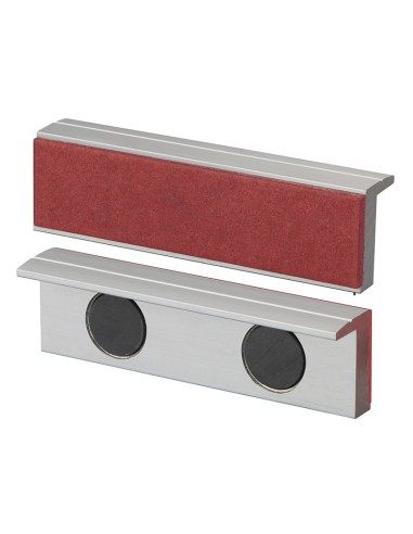 Coppia copriganasce magnetiche in alluminio fibra x morsa 100 mm Fervi 0520/100F