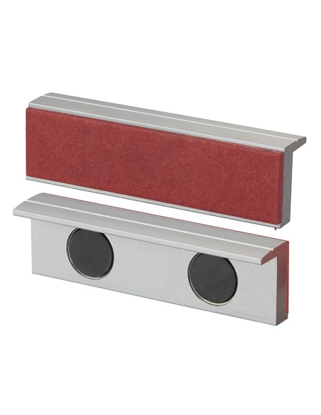 Coppia copriganasce magnetiche in alluminio fibra x morsa 100 mm Fervi 0520/100F