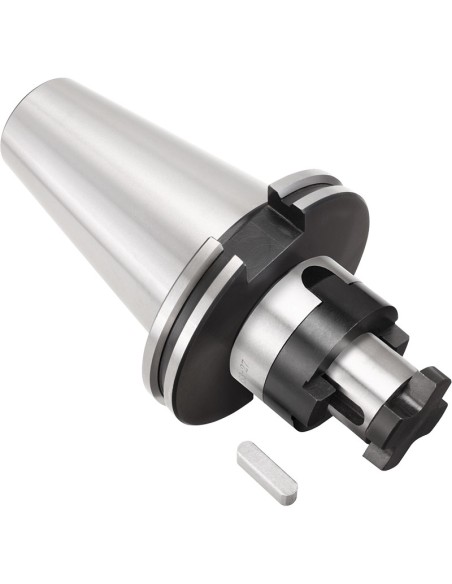 1 - Mandrino porta frese combinato 16 mm iso 40 x fresatrice Fervi 16/a40