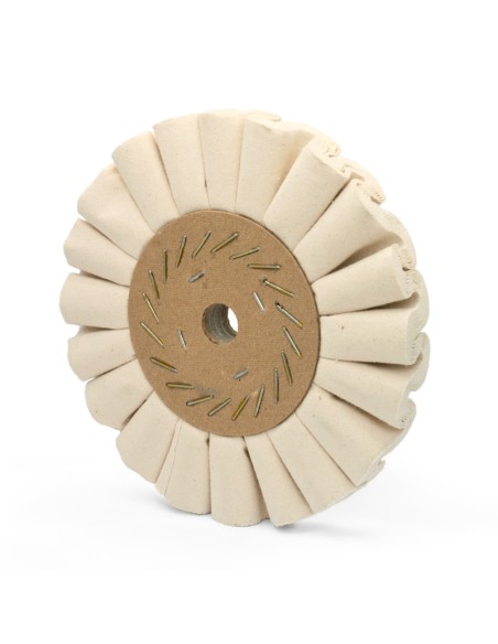 Dischi cotone ondulati 200x20 mm 14 falde x smerigliatrice da banco Fervi dc200