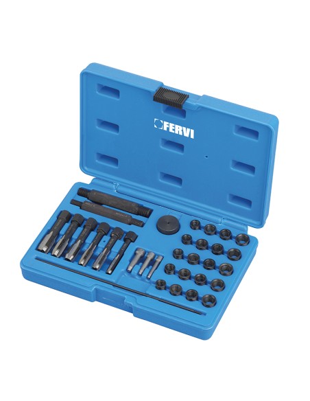 1 - Kit riparazione filetti a bussola per candelettemetrico Fervi e011/mc