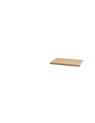 Piano di lavoro in legno 680x460x35 mm per arredamento modulare Fervi a007/19