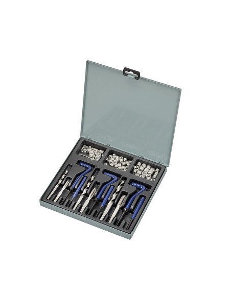 1 - Kit assortimeno riparazione metrici m6-m10 inox 87 pz Fervi e011c