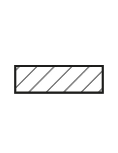 Barretta in acciaio rettangolare 20x12 mm hss x tornio Fervi b014/20x12