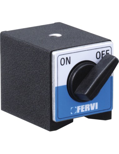 1 - Base magnetica per supporto porta comparatore m8 x 125 Fervi b201/2