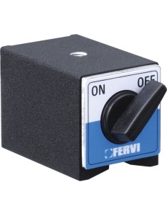 Base magnetica per supporto porta comparatore m8 x 125 Fervi b201/3