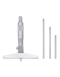 Micrometro centesimale di profondita' 0-100 mm Fervi m013/0/100